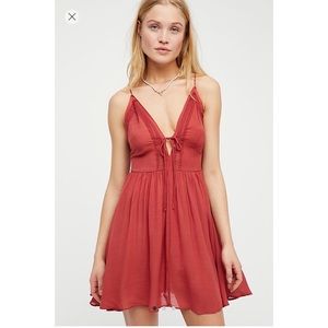 Free people first love fit &flare mini dress